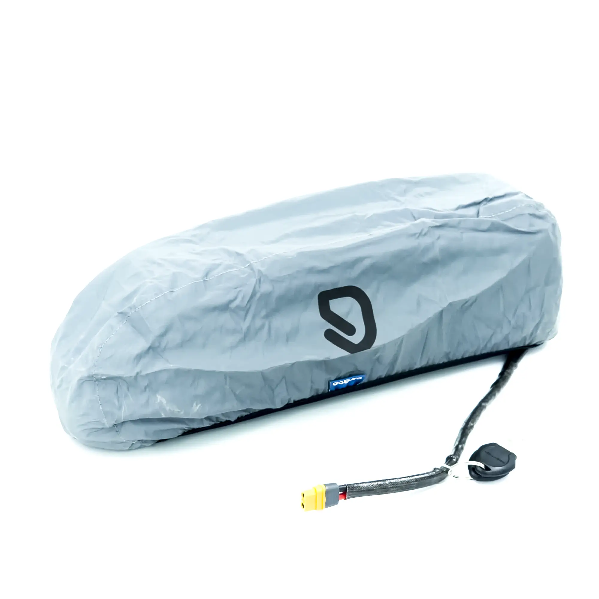 Waterproof and reflective battery cover for electric bikes