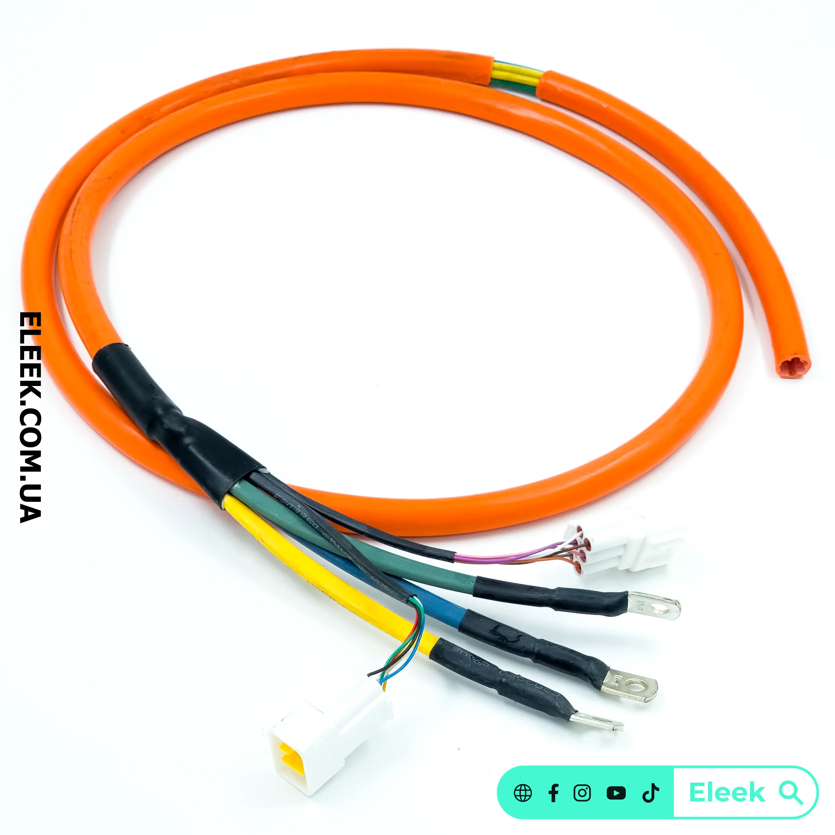 Силовий кабель для мотор-колеса ELEEK QS205 3000W 1.52м