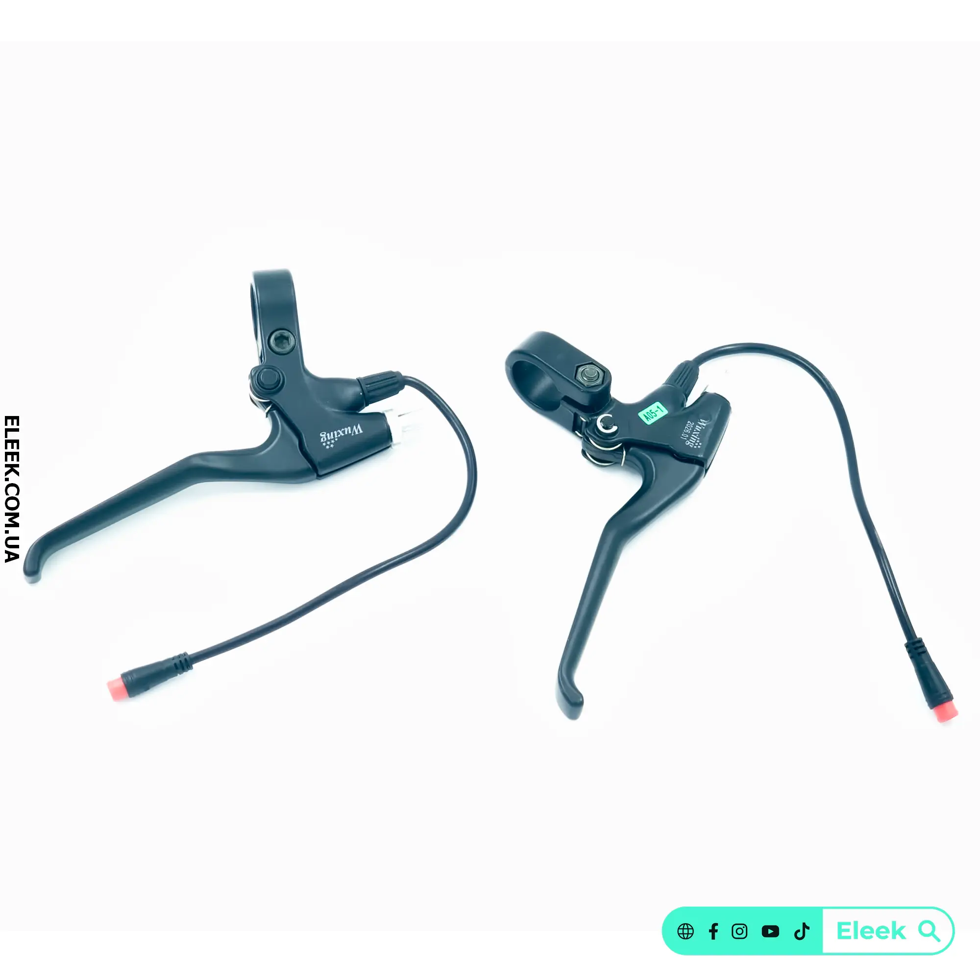 Wuxing brake lever set left and right with waterproof 2-pin connectors