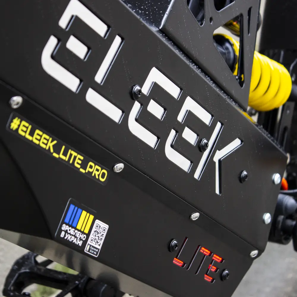 Брендована рама електробайка ELEEK Lite Pro з логотипом