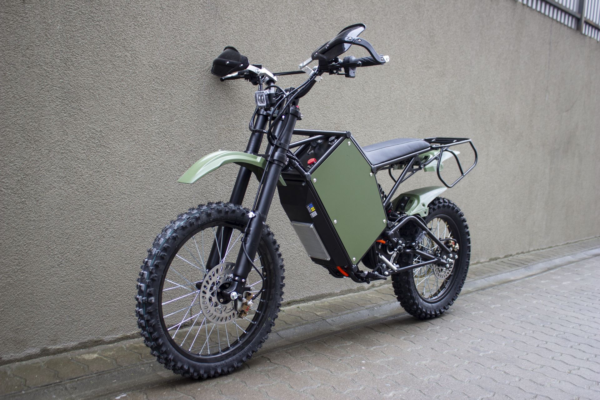 Електромотоцикл, електробайк, електровелосипед Елік Позитив Мілітарі