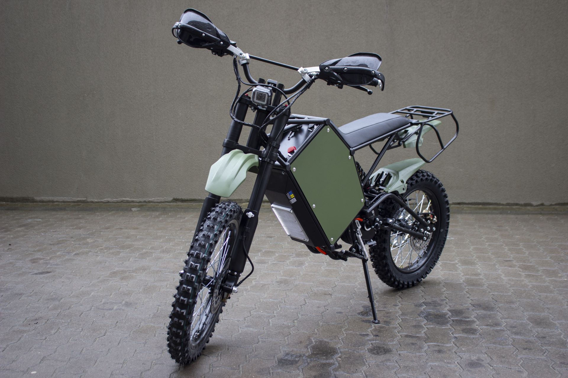 Електромотоцикл, електробайк, електровелосипед Елік Позитив Мілітарі