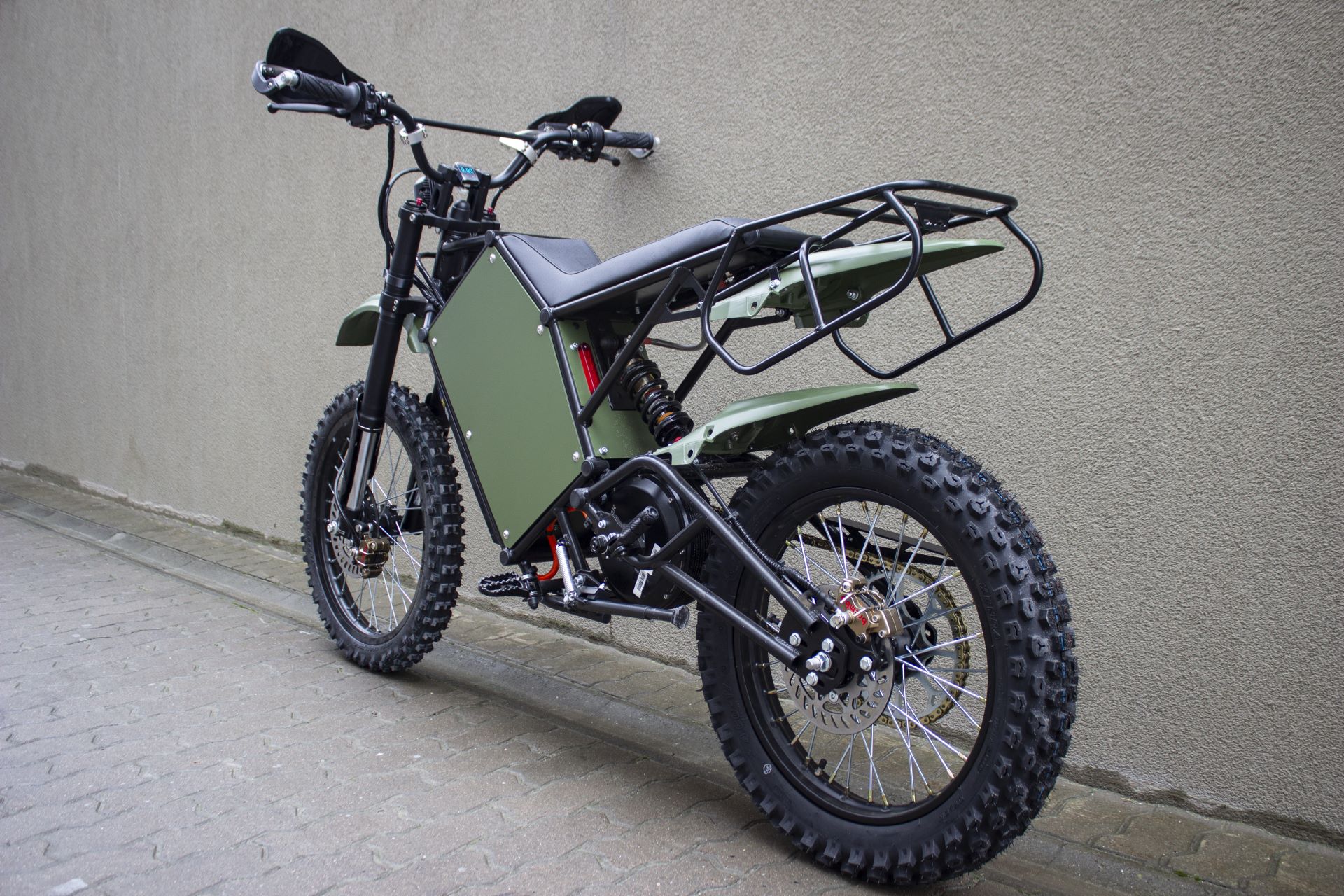 Електромотоцикл, електробайк, електровелосипед Елік Позитив Мілітарі